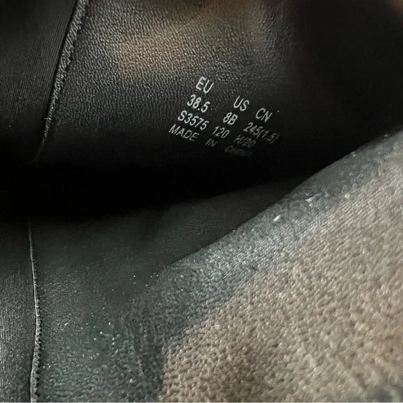 NEW Stuart Weitzman Jayla Knee Black Leather Knee High Boot in Size 8 - Picture 14 of 14